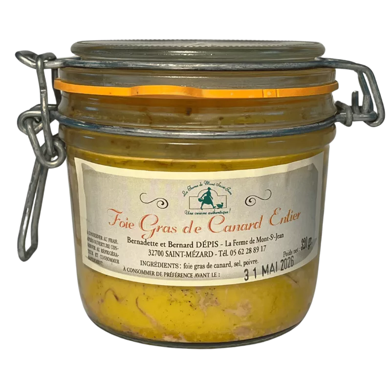 Foie gras de canard entier 320g