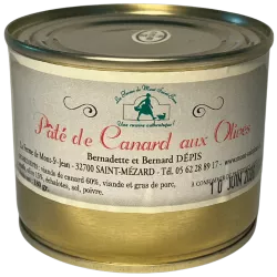 Pâté de canard aux olives 180g