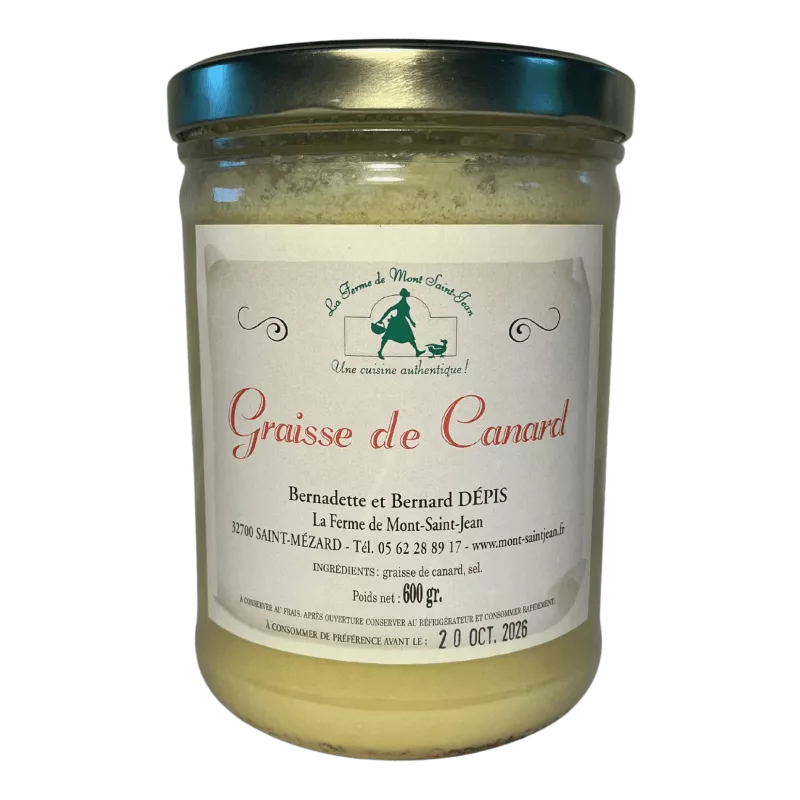 Bocal de graisse assaisonnée 700g