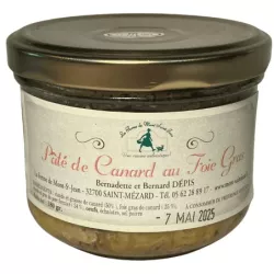 Pâté de canard au foie gras 180g