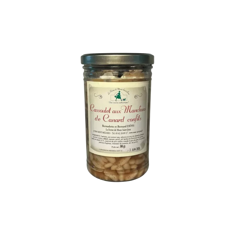 Cassoulet aux manchons de canard confits 950g