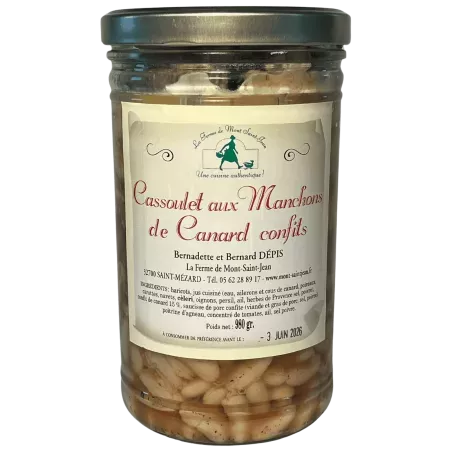 Cassoulet aux manchons de canard confits 950g